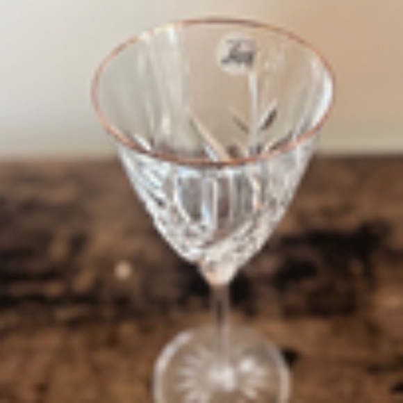 Vintage Cristal D'Arques Cassandra Gold Goblet - Picture 4 of 13